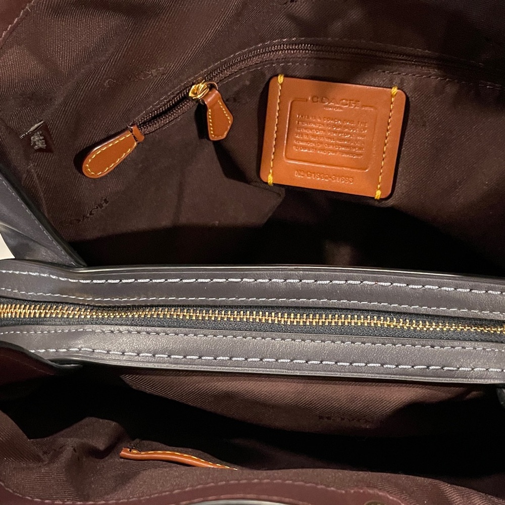 Coach Blue Shoulder Bag - Picture 5 of 5